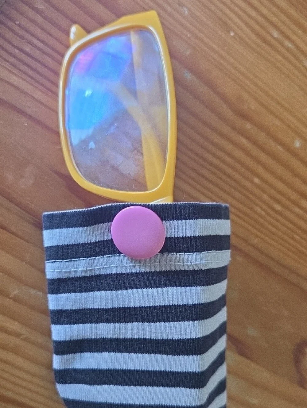 Handmade Glasses Case With Snap Closure